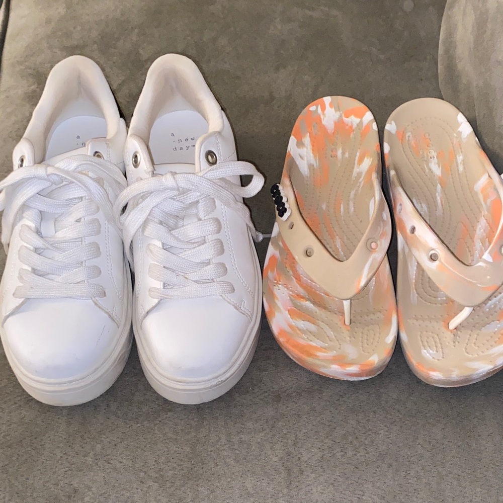 a new day Kids White Sneakers